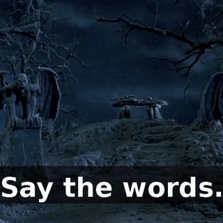 Say the words.