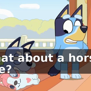 What about a horsey ride?