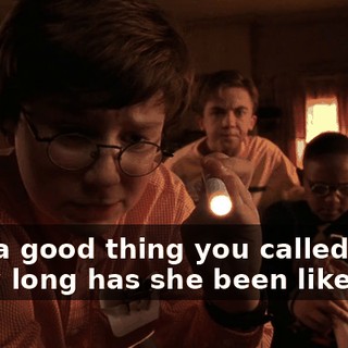- It's a good thing you called us. - How long has she been like this?