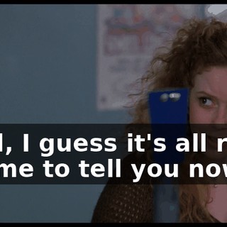 Well, I guess it's all right for me to tell you now.