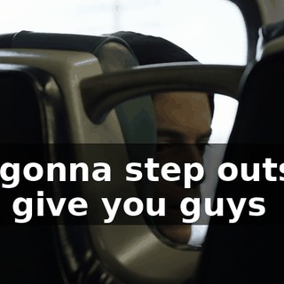 I'm gonna step outside and give you guys