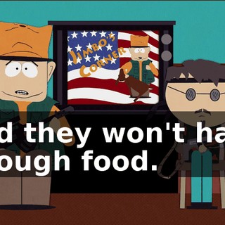 and they won't have enough food.