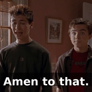 Amen to that.