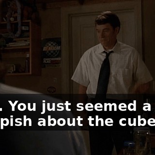 Sure. You just seemed a little snappish about the cubes.