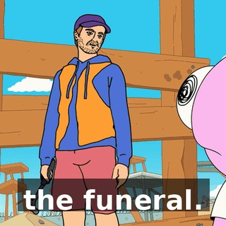 the funeral.