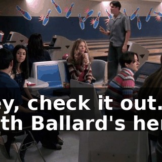 Hey, check it out. Beth Ballard's here.
