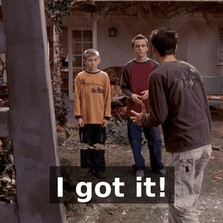 I got it!
