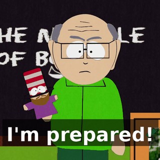 I'm prepared!