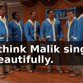 I think Malik sings beautifully.