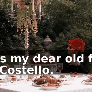 This is my dear old friend Elvis Costello.