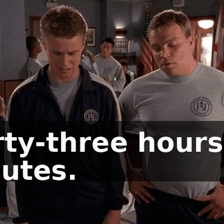 Thirty-three hours, 12 minutes.