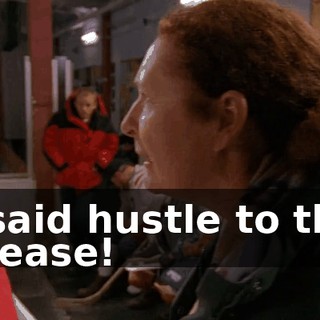 I said hustle to the crease!