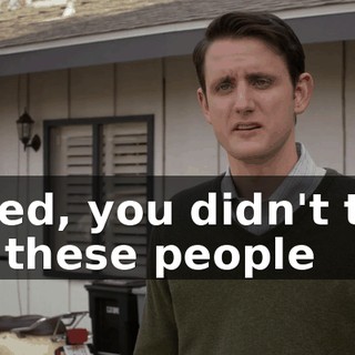 Jared, you didn't tell all these people