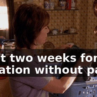 I got two weeks forced vacation without pay.