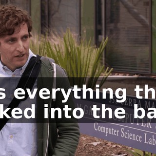 He's everything that's packed into the back