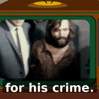 for his crime.