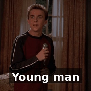 ♪ Young man ♪