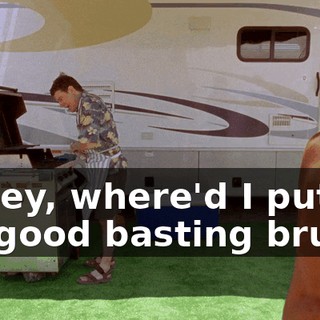 Honey, where'd I put my good basting brush?