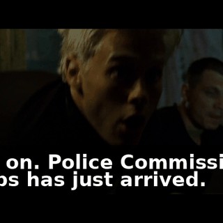 Hold on. Police Commissioner Jacobs has just arrived.