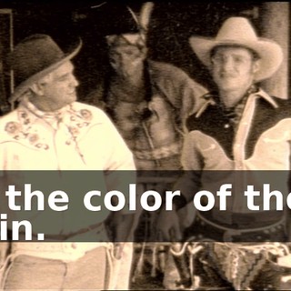 of the color of their skin.