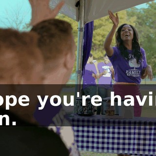 Hope you're having fun.