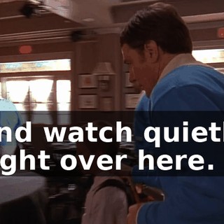 and watch quietly right over here.
