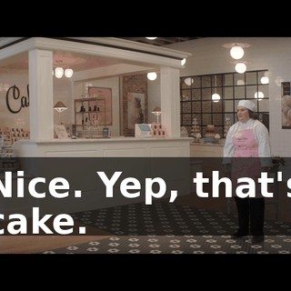 Nice. Yep, that's cake.
