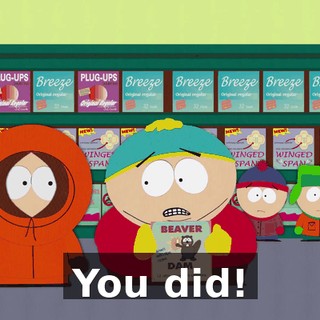 You did!