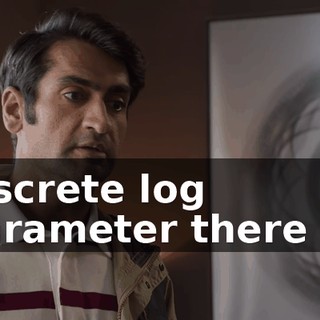 discrete log parameter there is.