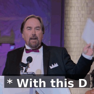 * With this D