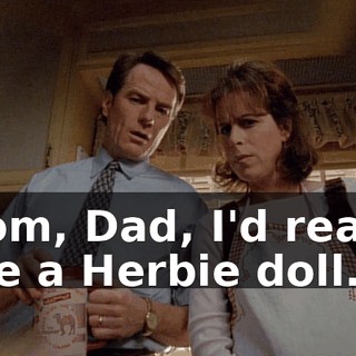 Mom, Dad, I'd really like a Herbie doll.