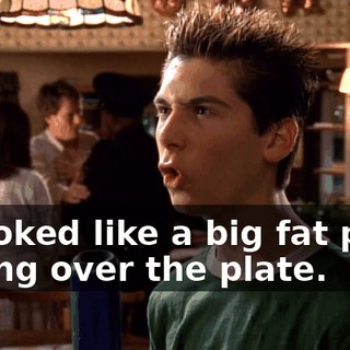It looked like a big fat pitch sitting over the plate.