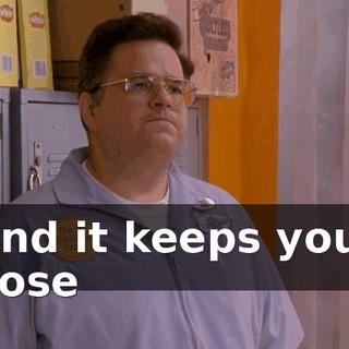 And it keeps your nose