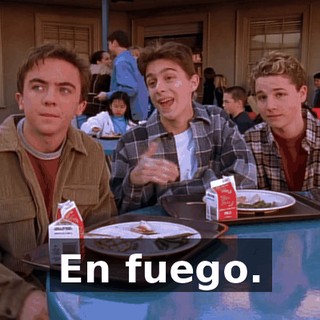 En fuego.