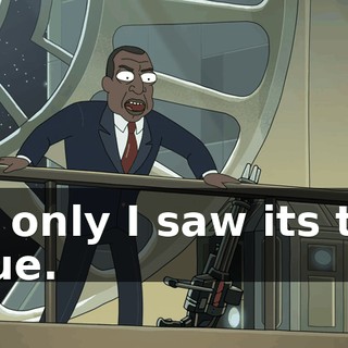 But only I saw its true value.