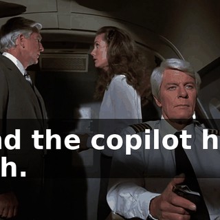 And the copilot had fish.