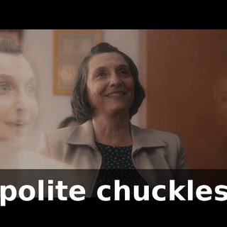 [polite chuckles]
