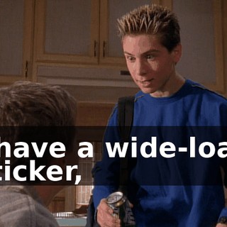 I have a wide-load sticker,