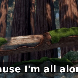'Cause I'm all alone.
