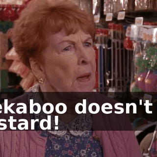 Peekaboo doesn't eat mustard!