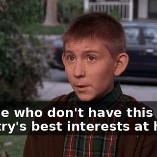 People who don't have this country's best interests at heart.