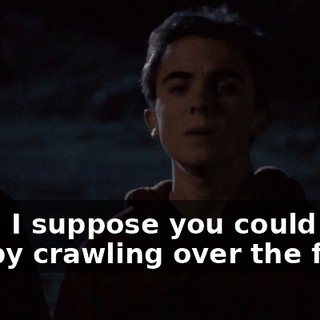 Well, I suppose you could find out by crawling over the fence