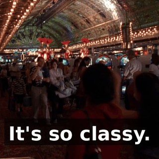 It's so classy.
