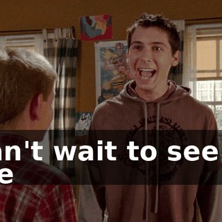 I can't wait to see his face