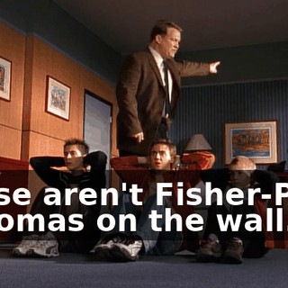 Those aren't Fisher-Price diplomas on the wall.