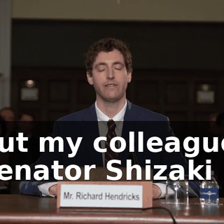 But my colleague, Senator Shizaki