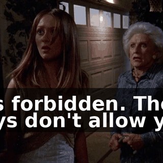 It is forbidden. The ways don't allow you.