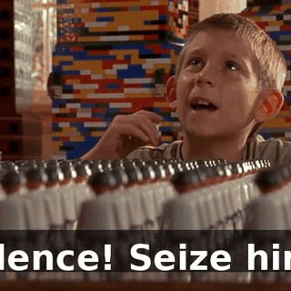 Silence! Seize him!
