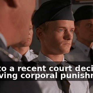 Due to a recent court decision involving corporal punishment,