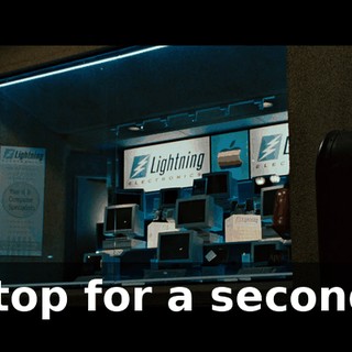 Stop for a second.